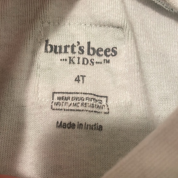 4T Burt’s Bees pajamas Clover Shamrock St. Patrick’s Day - Picture 3 of 3